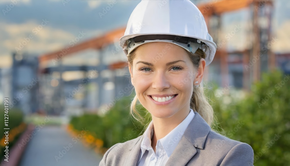 A Captivating Portrait of a Female Engineer Showcasing Innovation, Strength, and Expertise in a Modern Engineering Environment, Empowering Women in STEM Fields and Inspiring Future Generations A Captivating Portrait of a Female Engineer Showcasing Innovation, Strength, and Expertise in a Modern Engineering Environment, Empowering Women in STEM Fields and Inspiring Future Generations