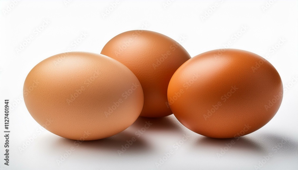 eggs on a white background eggs on a white background