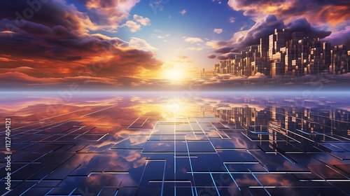 A river of reflections mirrors the dreams of 2025, carrying the essence of possibility.