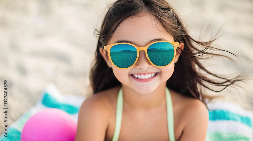 Joyful Girl with Sunglasses Enjoying a Sunny Day, Cute girl in sunglasses funny face concept. Joyful Girl with Sunglasses Enjoying a Sunny Day, Cute girl in sunglasses funny face concept.