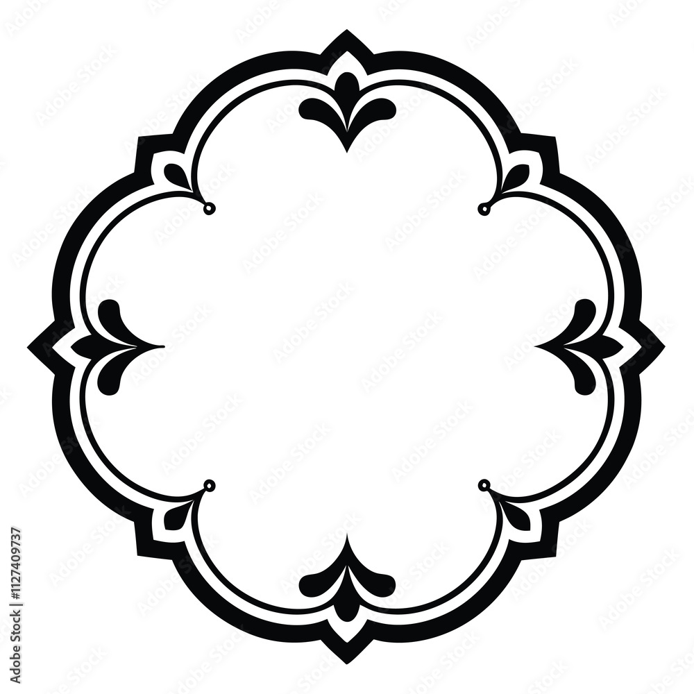 Decorative Frame Border Design with Ornament, Easily Editable Vector File MiLon Graphic Decorative Frame Border Design with Ornament, Easily Editable Vector File MiLon Graphic