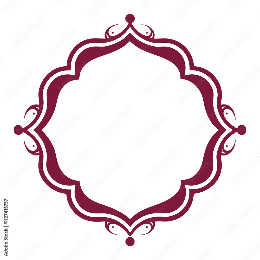 Simple Decorative Frame Border Design with Ornament, Easily Editable Vector File MiLon Graphic Simple Decorative Frame Border Design with Ornament, Easily Editable Vector File MiLon Graphic
