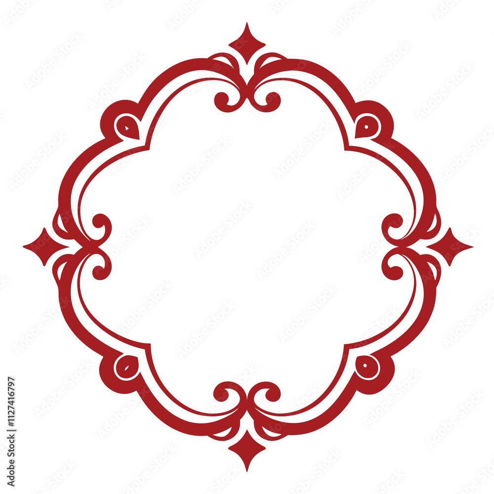 Simple Decorative Frame Border Design with Ornament, Easily Editable Vector File MiLon Graphic Simple Decorative Frame Border Design with Ornament, Easily Editable Vector File MiLon Graphic