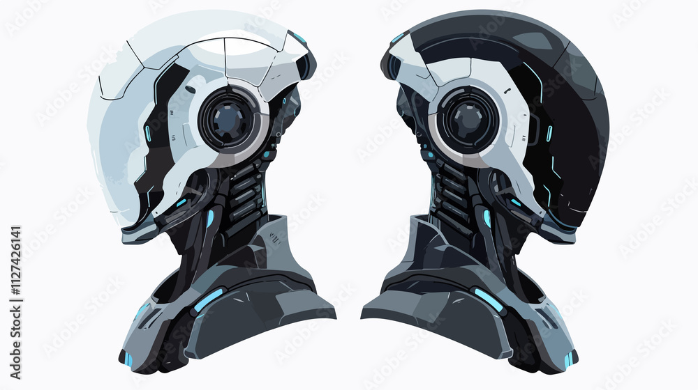 Robot Avatar Icon Vector Illustration - Isolated Design Element for Technology Concept Robot Avatar Icon Vector Illustration - Isolated Design Element for Technology Concept