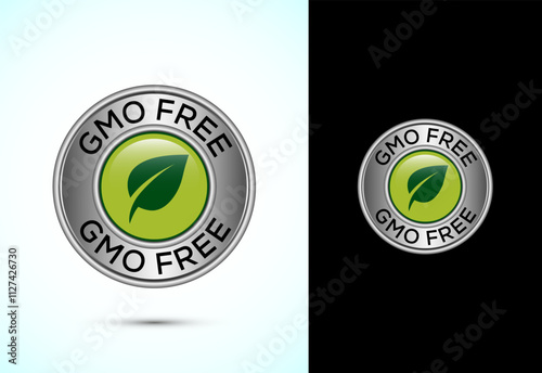 GMO Free Product Icon Design Illustration, Icon For Web and mobile application