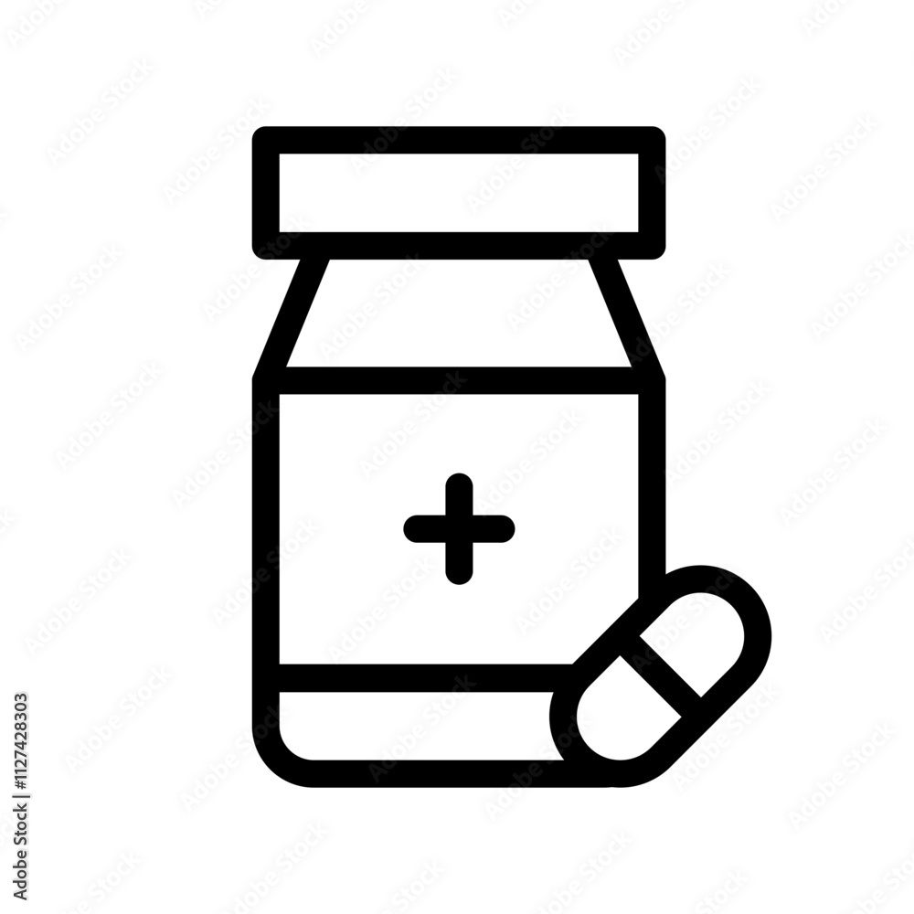 Pill, capsule outline icon. Vector design element in line style. Logo simple template. Omega 3, A, D, K, C E dietary supplement, multivitamin fatty drop, line symbol Pill, capsule outline icon. Vector design element in line style. Logo simple template. Omega 3, A, D, K, C E dietary supplement, multivitamin fatty drop, line symbol