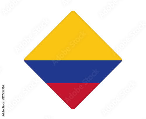 Columbia flag square shaped. vector Free Download Columbia flag square shaped. vector - GFXLoad