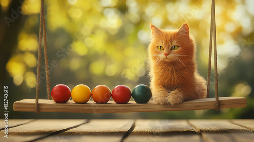 Coaching and success - cause and effect relationship. a newton cradle metaphor showing how coaching results in success. it initiates success. illustration. Momentum. Illustration