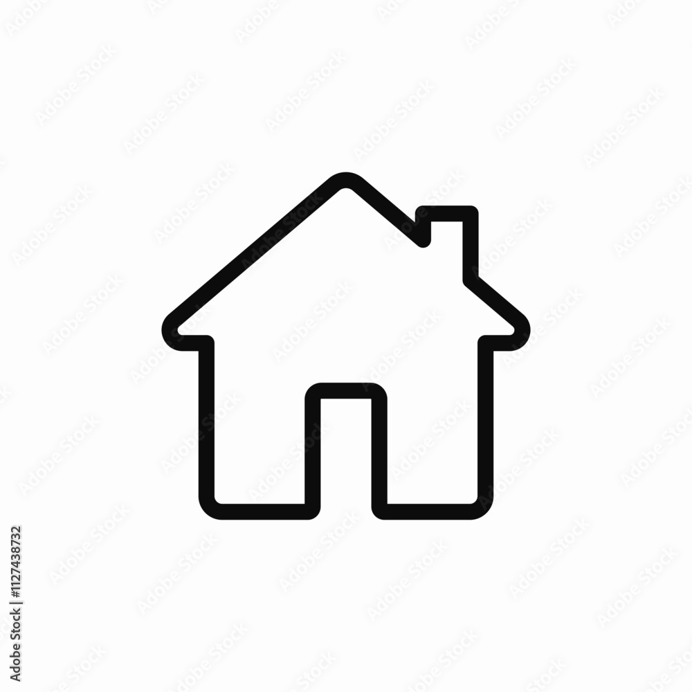 home page button icon sign vector home page button icon sign vector
