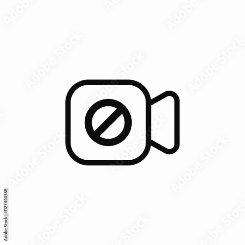 video error non available icon sign vector