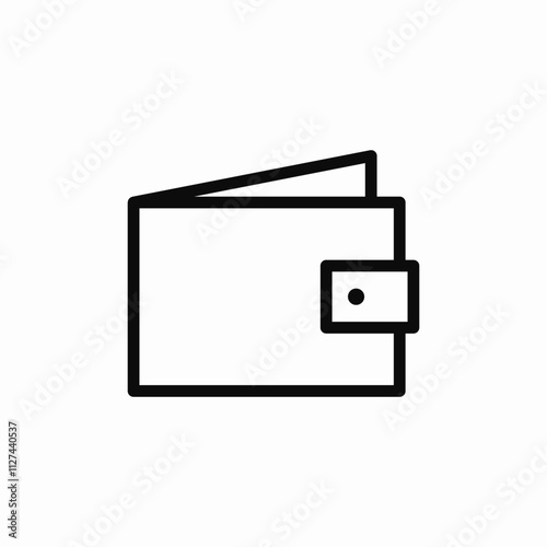 wallet money icon sign vector