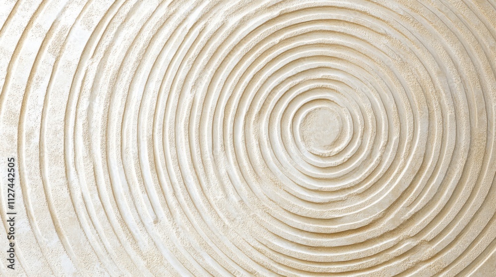 Muted beige concentric circle texture design Muted beige concentric circle texture design