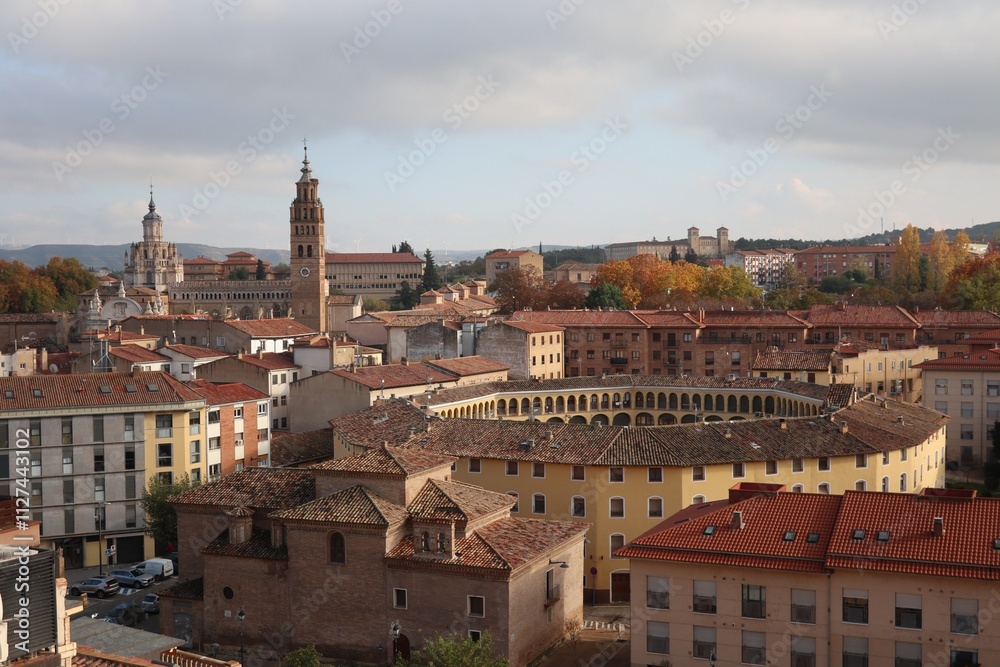 Fototapeta premium Vista de Tarazona, Zaragoza.