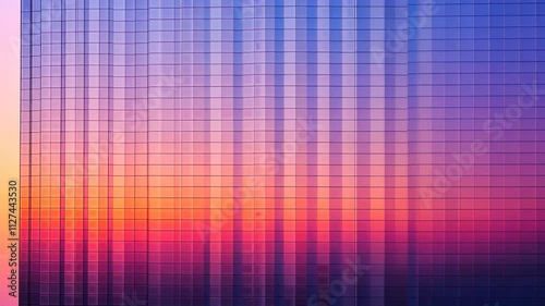 Wallpaper Mural Cityscape with Reflective Skyscraper at Dawn Torontodigital.ca