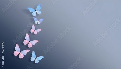 soft and serene butterfly-themed background featuring delicate wings on a pastel backdrop, ideal for creative projects, digital designs, and inspiring visuals for seasonal themes