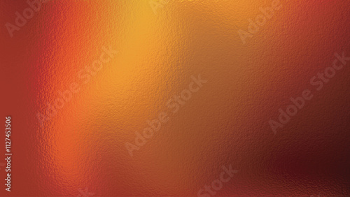 Abstract orange foil texture vector background, glass effect, orange metallic, copy space, cmyk color mode. Perfect for printing