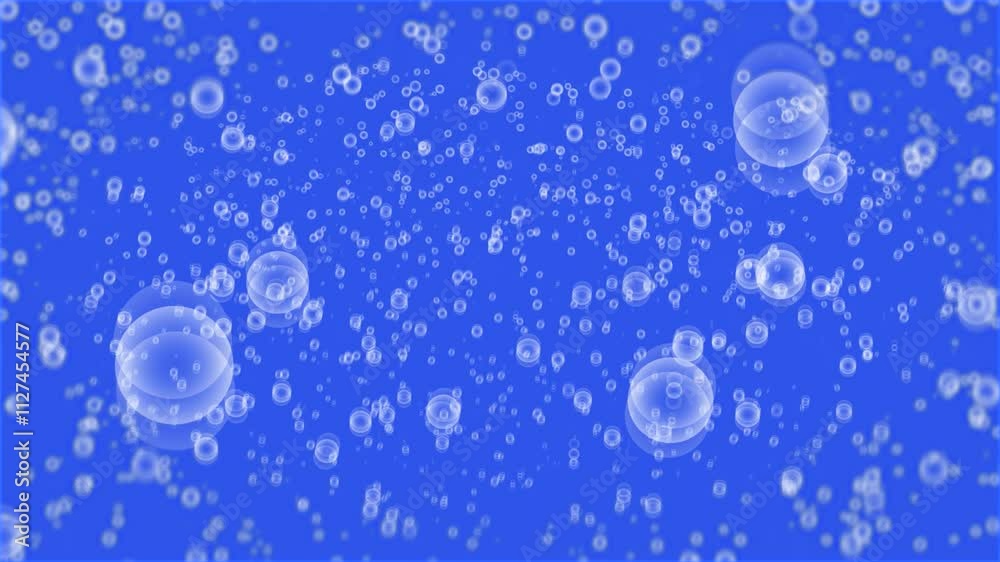 blue water drops bubbles animation texture background