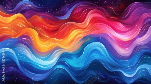 Swirling patterns in a vector design, capturing the essence of water currents photo