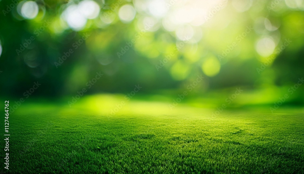 Fototapeta premium abstract blurred green nature background wallpaper