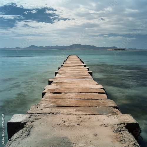 La Paz Pier, Mexico photo