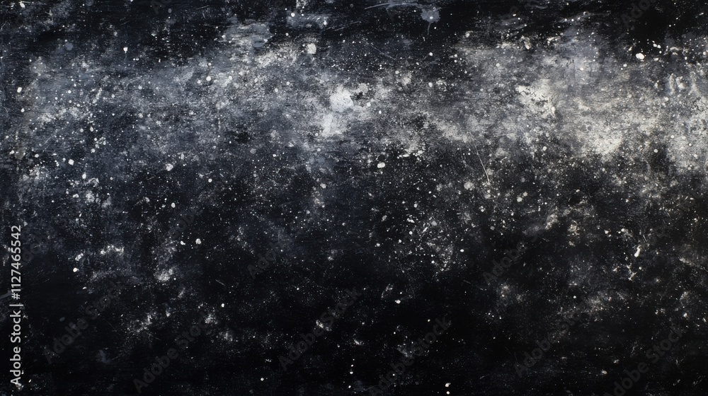 Textured dark background with white speckles Textured dark background with white speckles