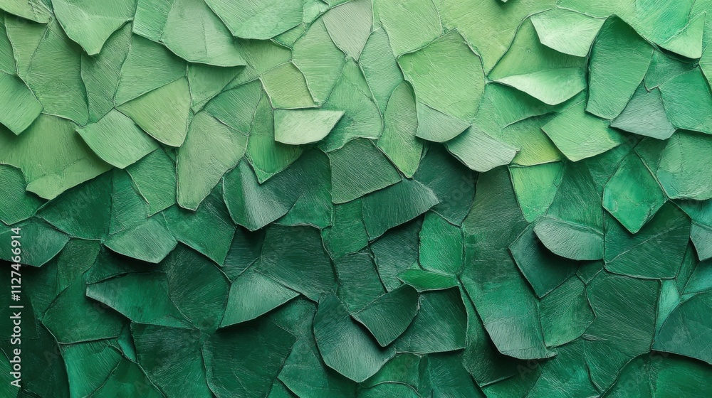 Obraz premium Textured green background with organic depth