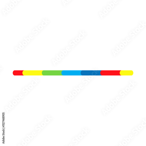 Colorful line border