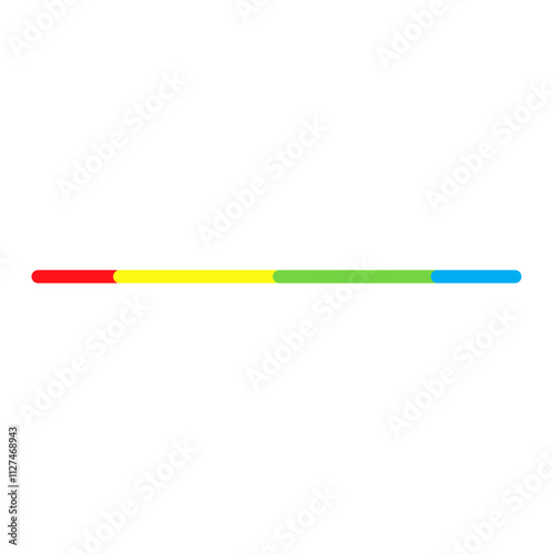 Colorful line border