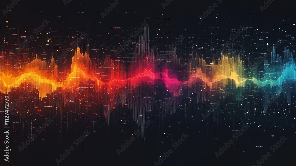 Vibrant Stock Market Data Visualization Vibrant Stock Market Data Visualization