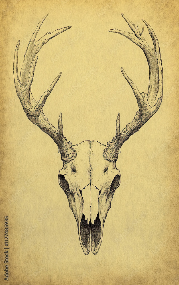 deer skull