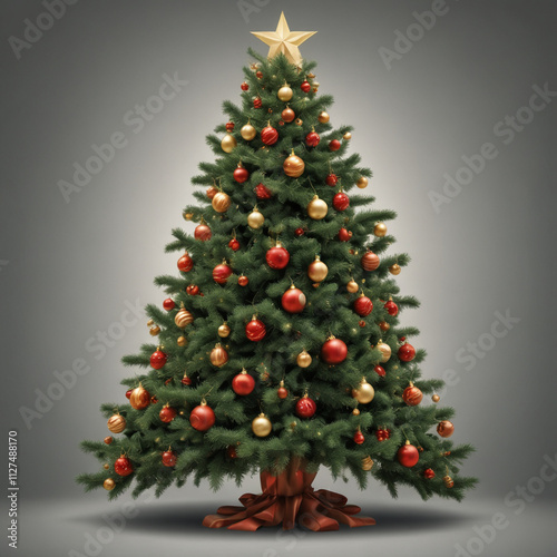 Christmas tree with ornaments