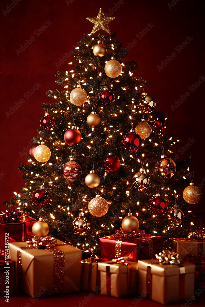 christmas tree and gifts christmas tree and gifts