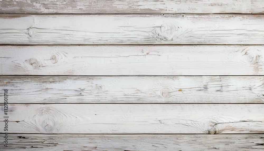 Fototapeta premium old white painted exfoliate grunge rustic bright light wooden texture wood background banner panorama shabby