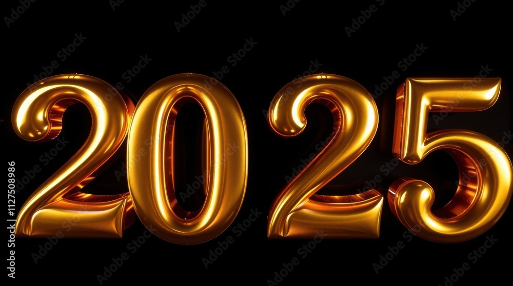 New Year's numbers for the coming year 2025 New Year's numbers for the coming year 2025