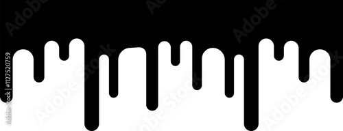 Flowing Liquid, Fluid Icon Illustration