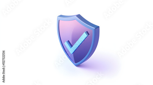 cartoon 3d Icon safety shield check mark perspective . Blue and purple symbol security safety icon. Checkmark in minimalistic style. 3d vector illustration. white background Free Download cartoon 3d Icon safety shield check mark perspective . Blue and purple symbol security safety icon. Checkmark in minimalistic style. 3d vector illustration. white background - GFXLoad