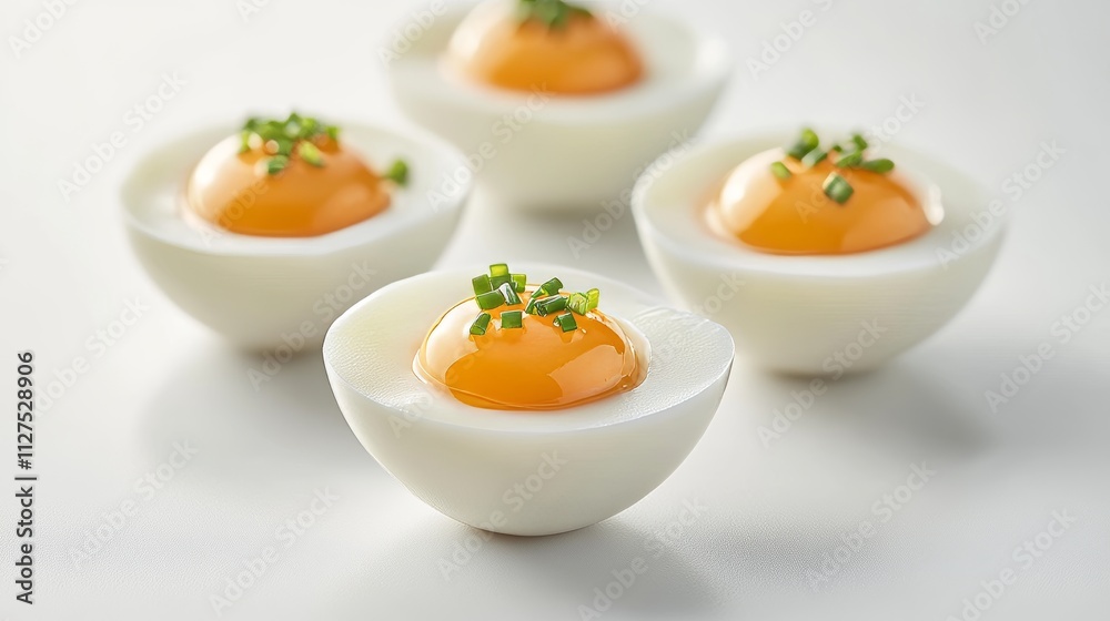 A close-up photograph of a cracked eggshell showing a bright yellow yolk and a hint of green herbs, set against a white background, illustrating its freshness and potential for inventive cooking. A close-up photograph of a cracked eggshell showing a bright yellow yolk and a hint of green herbs, set against a white background, illustrating its freshness and potential for inventive cooking.