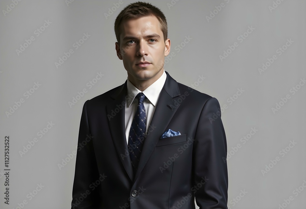 Man in formalwear, cropped view. Businessman in elegant suit. Formal suit jacket with tie isolated on grey. Businessman man in business jacket. Business suit. Formal menswear. Formal Etiquette Man in formalwear, cropped view. Businessman in elegant suit. Formal suit jacket with tie isolated on grey. Businessman man in business jacket. Business suit. Formal menswear. Formal Etiquette