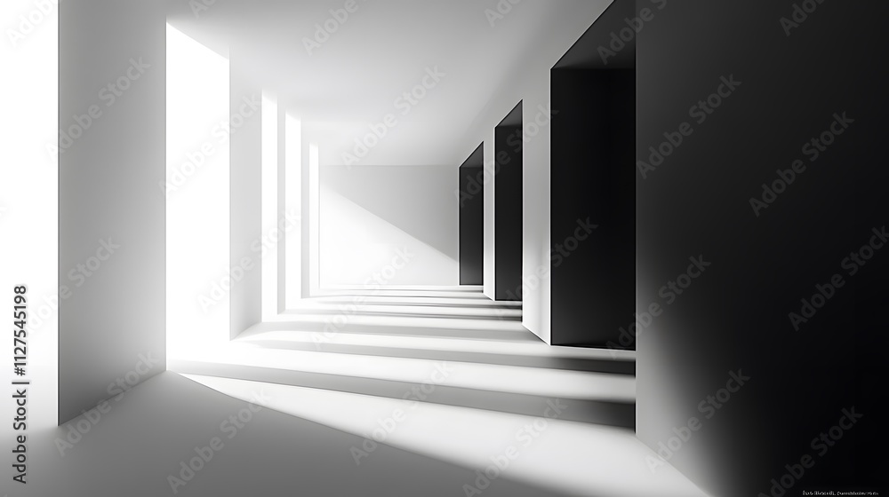 Soft color gradients in elegant black and white Soft color gradients in elegant black and white