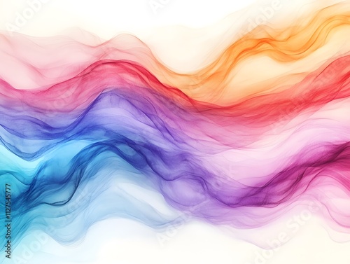 Soft flowing color gradients in a watercolor look