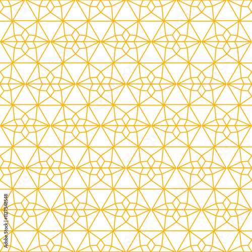 Modern middle eastern arabic pattern. seamless geometric ornamental vector design
