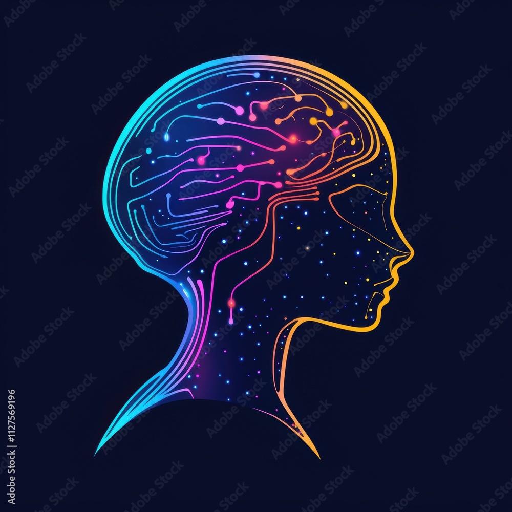 Obraz premium Artificial intelligence logo --stylize 300 --v 6.1 Job ID: 4460a380-fb9e-4b48-a104-f3104e27696e