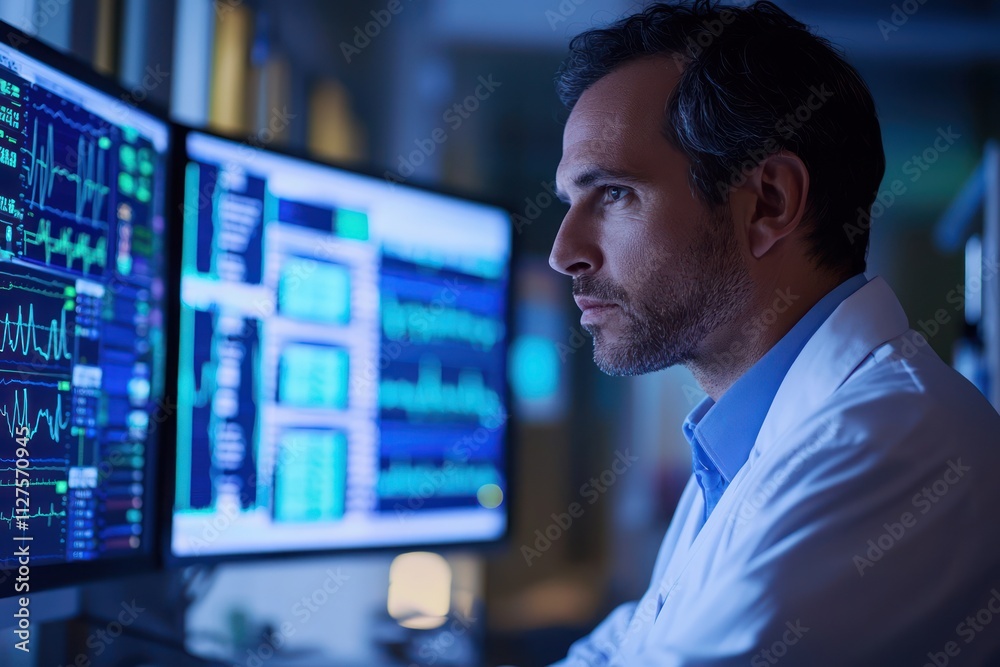 Analysts use sophisticated dashboards to manage big data in healthcare, enhancing operations, finance, and marketing strategies.