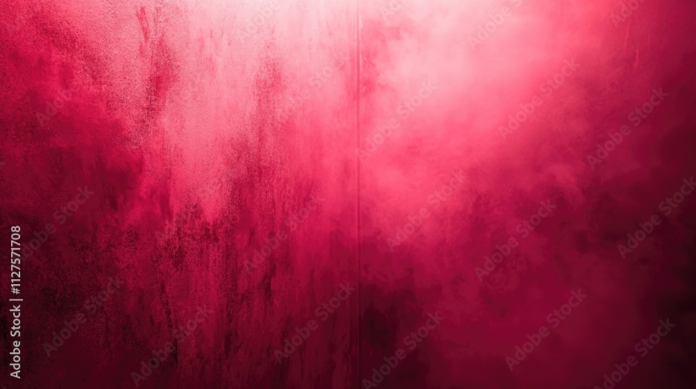 Fototapeta premium Elegant Dark Pink Velvet Gradient with Subtle Red Hues for Text Insertion in a Blank Space