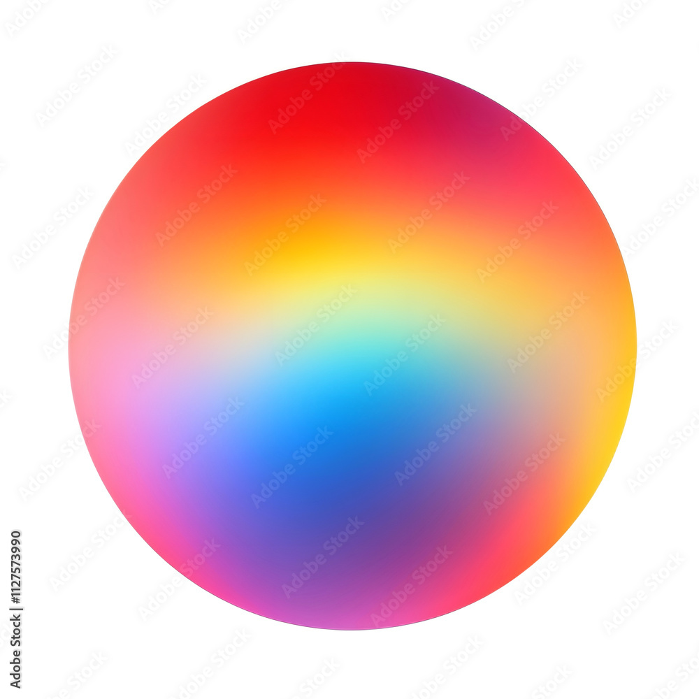 Colorful Gradient Sphere with Soft Transition and Vibrant Hues Colorful Gradient Sphere with Soft Transition and Vibrant Hues
