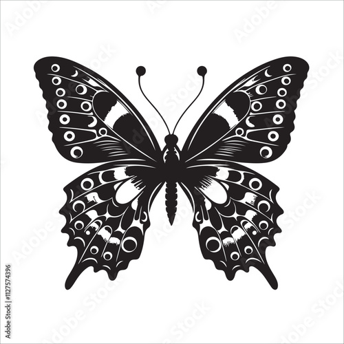 Butterfly Silhouettes photo