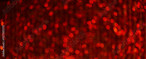 Obraz na płótnie Shining blurred red bokeh. Background and texture w salonie