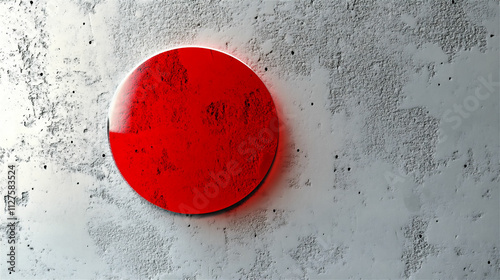 紅色の球体シーン：グラフィックスの魅力と未定義の美を描く generative ai