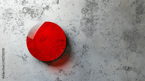 鮮烈な赤い球体の静物写真：グラフィックデザインの魅力を描く generative ai