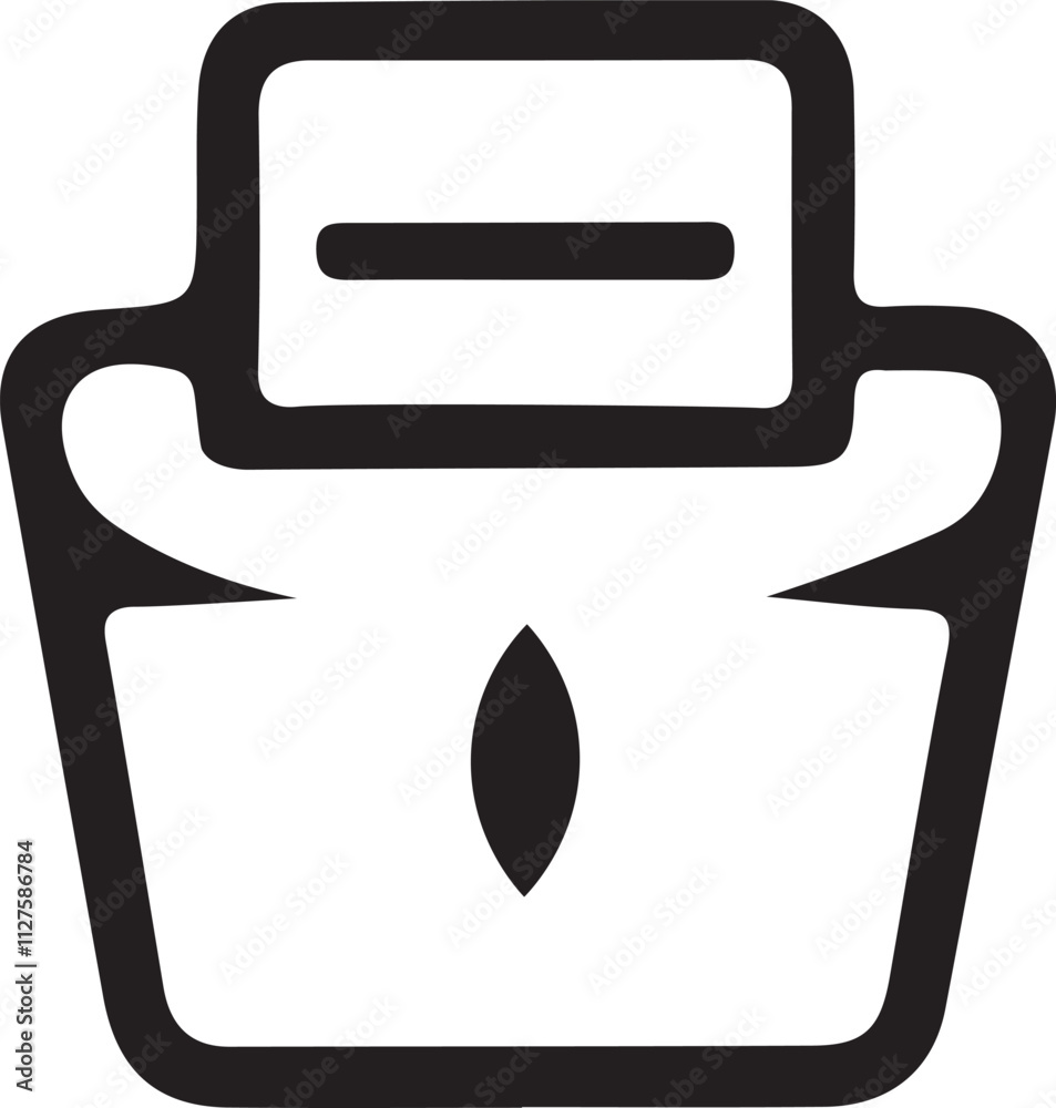 Black file icon image silhouette vector art illustration on a white background Black file icon image silhouette vector art illustration on a white background